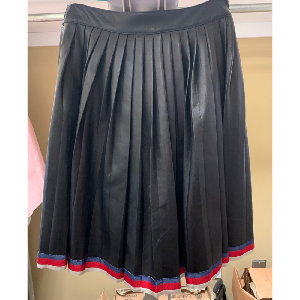 GUCCI LEATHER SKIRT